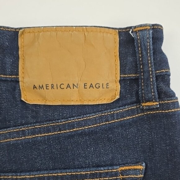 American Eagle Flex Men's Dark Denim Blue Slim Flex Jeans Stretch Size 30 - Picture 10 of 16